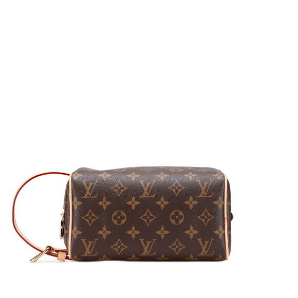 Louis Vuitton Monogram Locker Top Kit Shoulder Bag Brown Leather - Picture 3 of 8